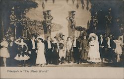 Principals in "The Mimic World." Theatre Postcard Postcard Postcard