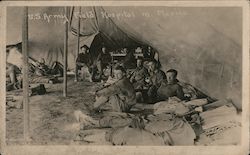 US Army field hospital in Mexico Postcard