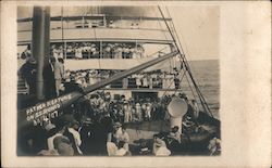 Father Neptune on S. S. Runio, April 30, 1907 Postcard