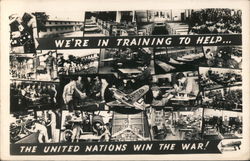 The United Nations win the war Postcard