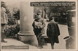 Supreme Allied Commander Ferdinand Foch, WWI Postcard