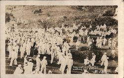 Recreation Party (Navy) Waiting for Boats Postcard