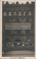 Knights of Columbus Headquarters for American Soldiers and Sailors Postcard