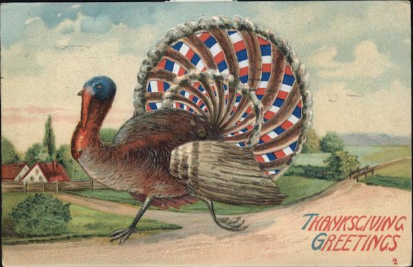 Thanksgiving Greetings Turkeys
