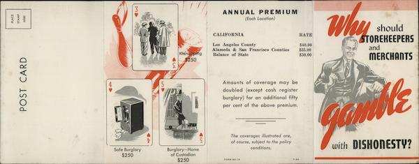 Central Surety & Insurance Corporation: Why Should Storekeepers and Merchants Gamble with Dishonesty?