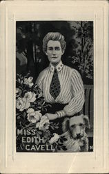 Nurse Miss Edith Cavell World War I Postcard Postcard Postcard