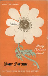 Daisy Fortune Card - Lift One Petal to Find the Answer Postcard