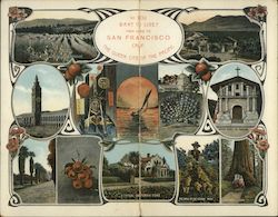 San Francisco the Queen City of the Pacific Postcard