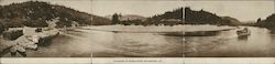 Panorama of Russian River and Montrio Cal. Postcard