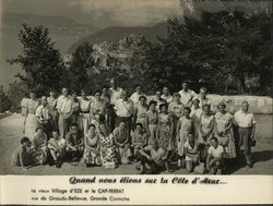 1960's Tourist Group Quand Nous Étions Suz La Côte d'Azur Èze, France Photographs & Snapshots Original Photograph Original Photo Original Photograph