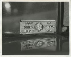 Body by Pierce Arrow Badge Original Photograph