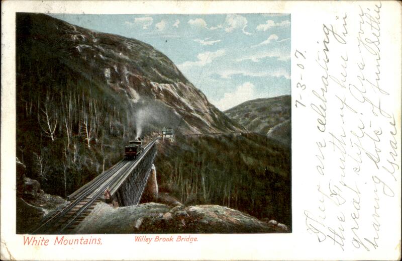 Willey Brook Bridge, White Mountains Hart's Location New Hampshire