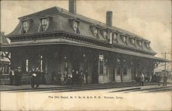 The Old Depot, N.Y.N.H. & H.R.R. Postcard