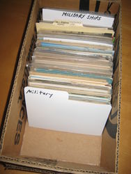 Large Lot of 350 Vintage Military Postcards Postcard