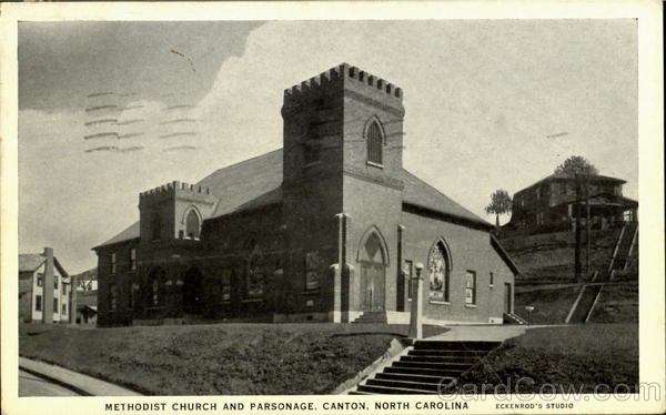 Methodist Church and Parsonage Canton North Carolina