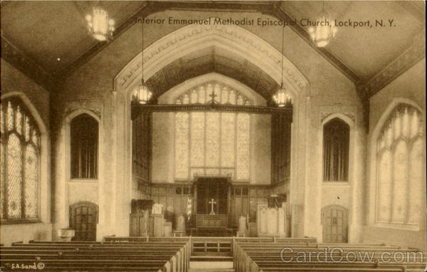 Interior Emmanuel Methodist Church Lockport New York