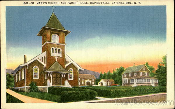 St. Mary'S Church And Parish House Haines Falls New York