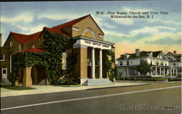 First Bapist Church And Civic Club Wildwood-By-The-Sea New Jersey