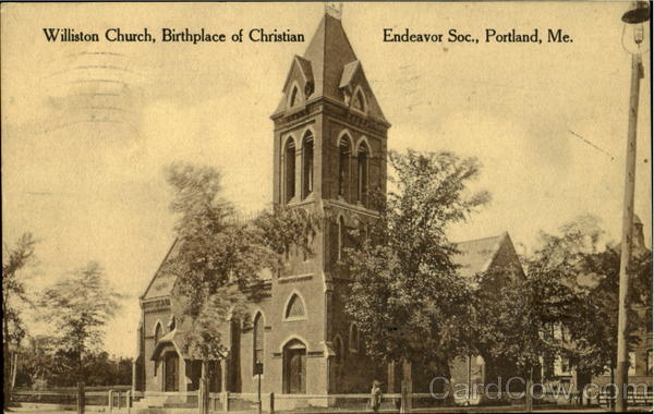 Williston Church, Birthplace Of Christian Portland Maine