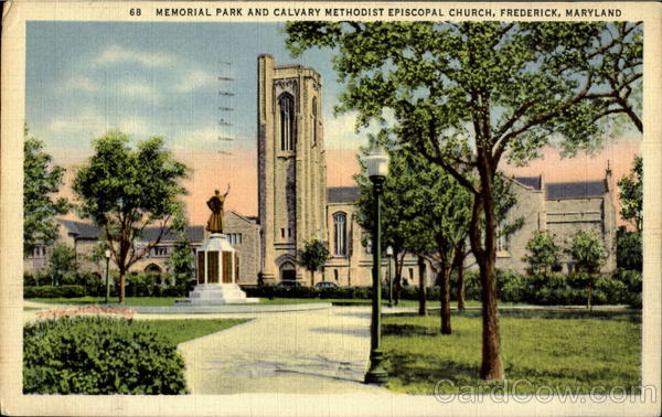 Memorial Park Calvary Methodist Episcopal Church Frederick Maryland
