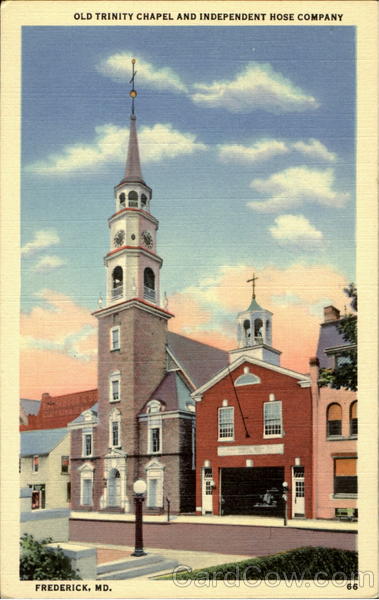 Old Trinty Chapel And Independent Hose Company Frederick Maryland