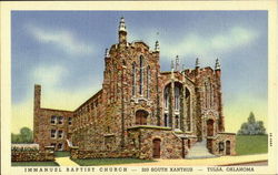 Immanuel Bapist Church Tulsa, OK Postcard Postcard
