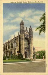 Queen Of The Holy Rosary Cathedral Toledo, OH Postcard Postcard