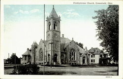 Presbyterian Church Greenfield, OH Postcard Postcard