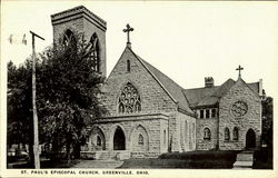 St. Paul'S Episcopal Church Greenville, OH Postcard Postcard