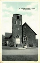 St. Peter'S Lutheran Church Holgate, OH Postcard Postcard