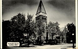 Methodist Church London, OH Postcard Postcard