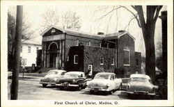 First Church Of Christ Medina, OH Postcard 