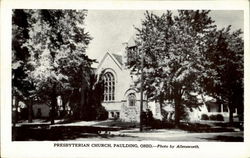 Presbyterian Church Paulding, OH Postcard Postcard