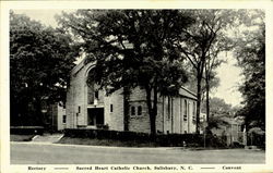 Rectory - Sacred Heart Catholic Church Salisbury, NC Postcard Postcard