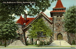 First Presbyterian Church Barnesville, OH Postcard Postcard