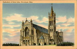 Cathedral Of Saint John Cleveland, OH Postcard Postcard