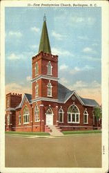 15 - First Presbyterian Church Burlington, NC Postcard Postcard