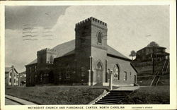 Methodist Church and Parsonage Postcard