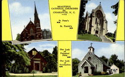 Beautiful Catholic Churches Postcard