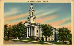 L-3 Baptist Church Lenoir, NC Postcard Postcard