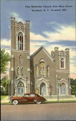 First Methodist Church, East Main Street Postcard