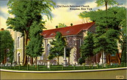 Old Dutch Reformed Church Kingston, NY Postcard Postcard