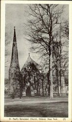 St. Paul's Episcopal Church Oxford, NY Postcard Postcard