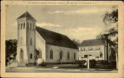 St. Patrick's Roman Catholic Church and Rectory Postcard
