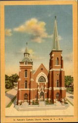 St. Patrick's Catholic Church Elmira, NY Postcard Postcard