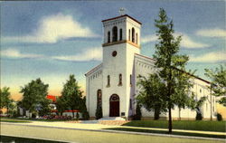 Charles Church And Rectory Albuquerque, NM Postcard Postcard
