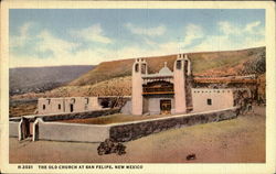 The Old Church San Felipe, NM Postcard Postcard