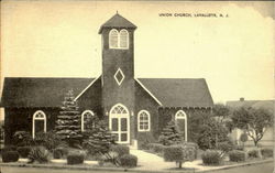 Union Church Lavallette, NJ Postcard Postcard