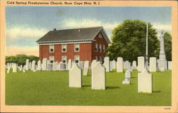 Cold Spring Presbyterian Church Cape May, NJ Postcard Postcard