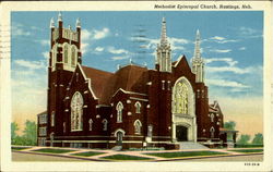 Methodist Episcopal Church Hastings, NE Postcard Postcard